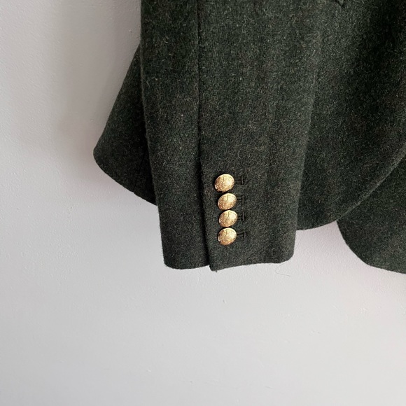 J.Crew Wool Blend Two Button Closure Fitted Blazer - Picture 2 of 7